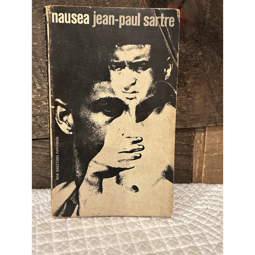 Nausea Jean Paul Satre Vintage‎ 1964 New Directions Cover Eighth Printing